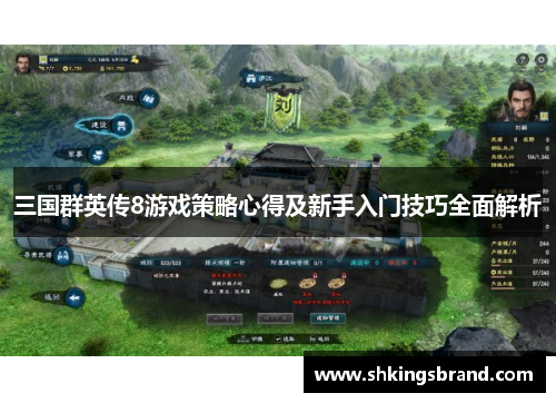三国群英传8游戏策略心得及新手入门技巧全面解析